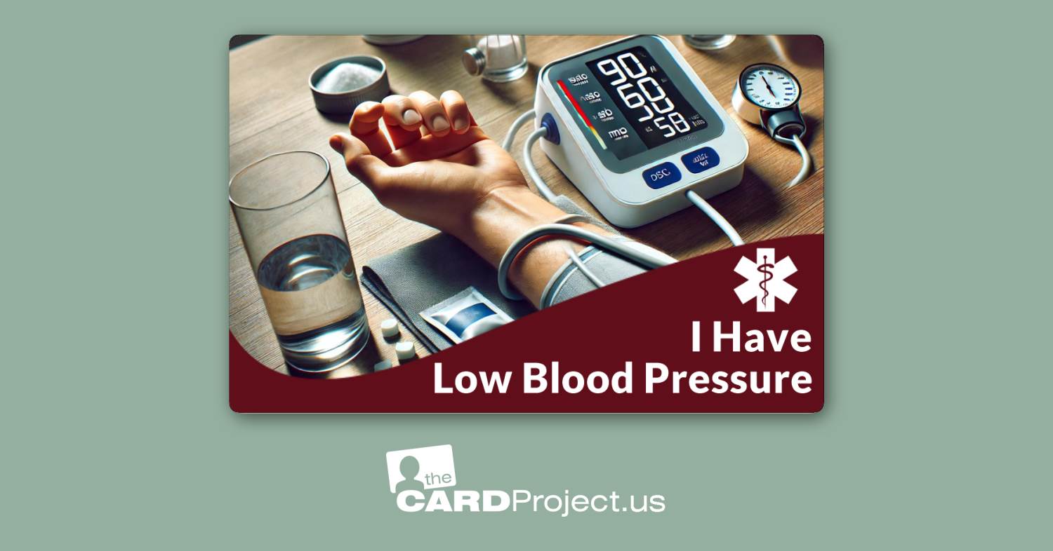 I Have Low Blood Pressure Design 2